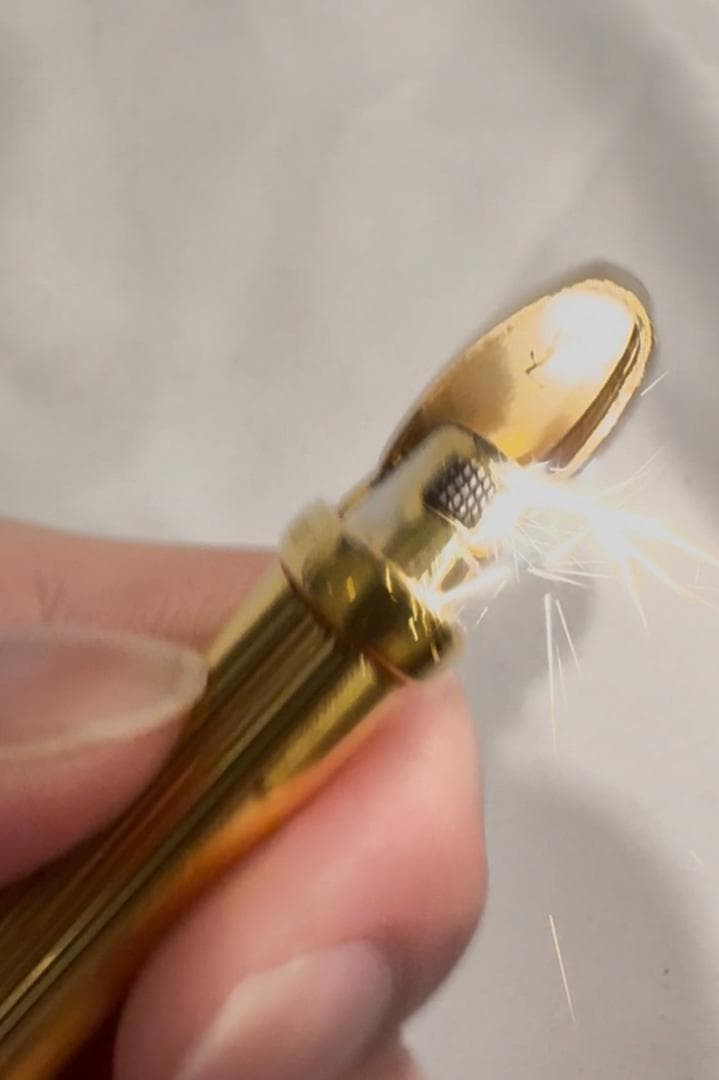 Yves Saint Laurent Gas Lighter Gold Used thumbnail 11