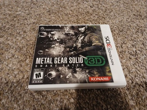Metal Gear Solid 3D: Snake Eater (Nintendo 3DS, 2012) Tested, Works