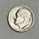 1951-S Roosevelt Dime Silver  Ungraded (F+) Circulated Uncertified Nice Coin