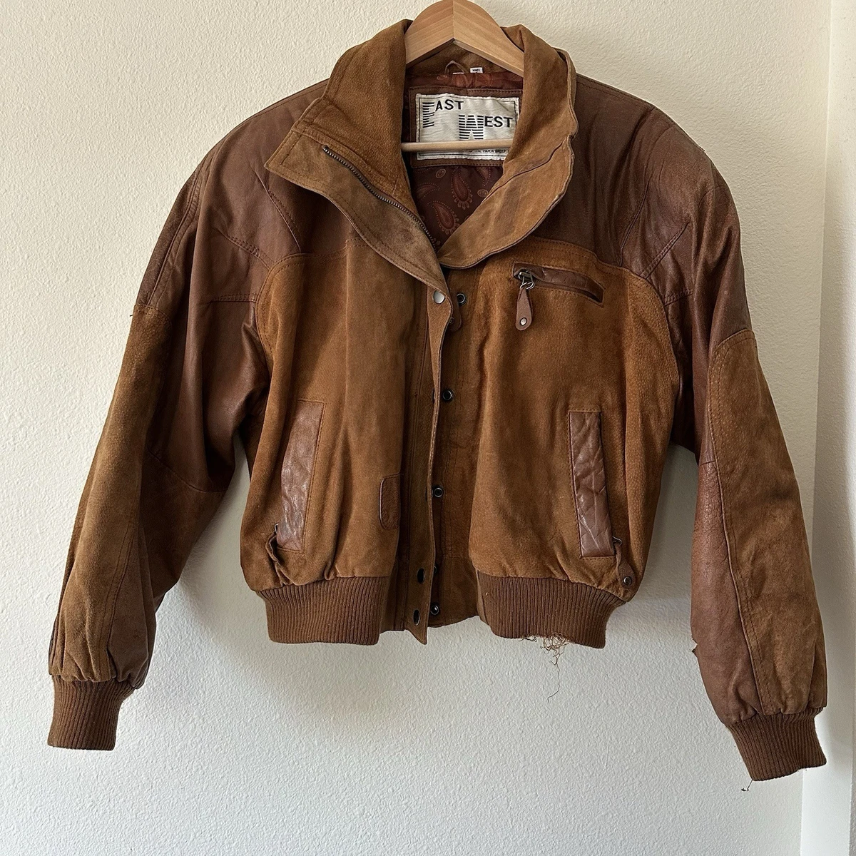 East West Coats, Jackets & Vests Leather Outer Shell for Men for