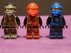 LEGO Ninjago Hands Of Time Minifigure Lot Dual Heads Kai Jay Blunck Slackjaw