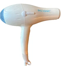 Bio Ionic Powerlight Pro-Dryer - White No Box Tested Works Blow Dryer Hair Dryer