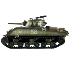 1:18 Blue Box Toys BBi Elite Force WWII US Army M4A3 Sherman Tank