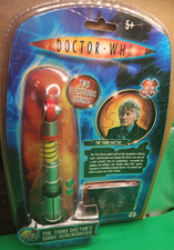 2004 Doctor Who The Third Doctor's Sonic Screwdriver - JON PERTWEE - NEW MINT
