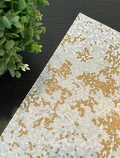 METALLIC ELEGANCE SL/GD Design Tissue Paper Sheets Choose Size & Package Amount