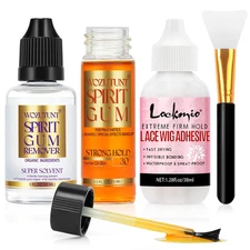 WOZUTUNT Spirit Gum Adhesive and Remover Kit with Bonus Liquid Latex - 15Ml Prof