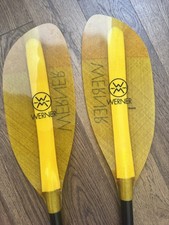 Warner Shuna Straight Glass Carbon paddle (Amber) Small 