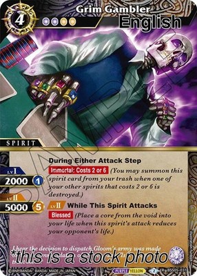 Grim Gambler [Normal NM - Strangers in the Sky BSS05-031]