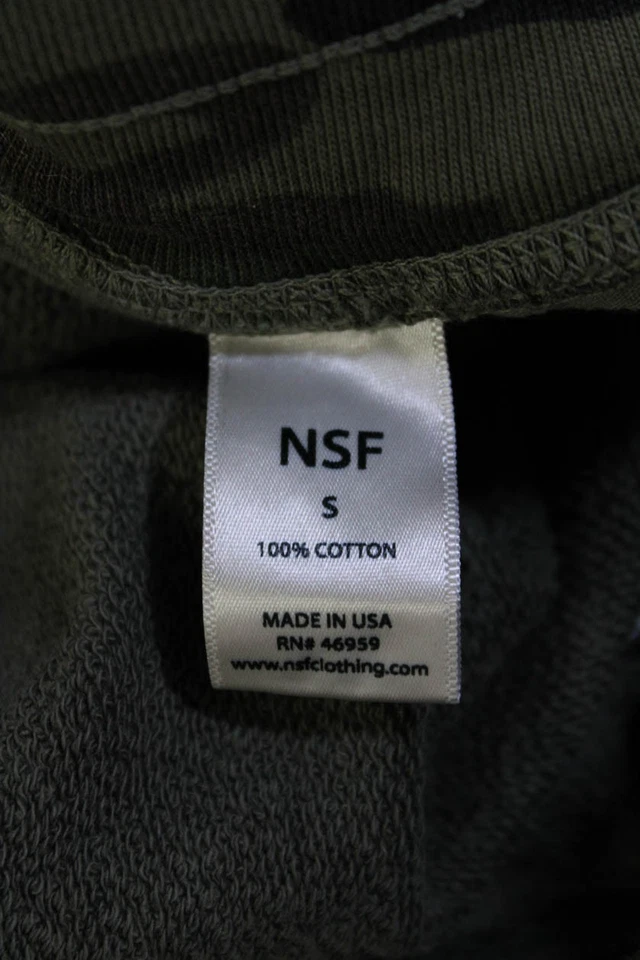 Pantalones de salón NSF para mujer de camuflaje tiro medio marrón verde talla pequeña Foto 4 de 4