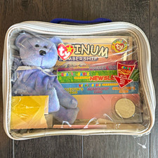 Ty Beanie Babies Official Club Premium Membership Kit Complete Bear Coin Case