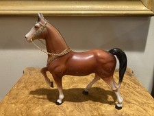 Vintage Molded Hard Plastic Horse #2155 Hong Kong WS Toys