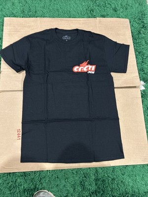 Travis Scott Cacti Crew Cactus Jack T-shirt Med Black Tee Spell Out Logo