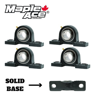 #ad UCP205 16 Pillow Block Bearing 1quot; Bore 2 Bolt Self Aligning Solid Base Qty4 $27.95