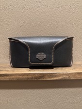 Harley-Davidson Black Leather Sunglasses Case