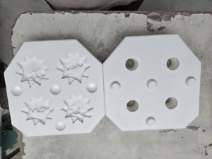 DM-573B Ornament Slip Casting Mold Ceramic Pottery Children Christmas Star