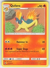 Quilava 41/214 Uncommon Lost Thunder Pokemon Lightly Played