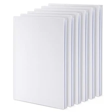 Blank Books for Kids to Write Stories - 6 x 8 in, White, Pack of 6 - Unlined ...