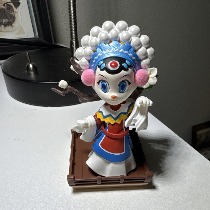 Multicolor Plastic Collectible Figurine on Base, 1-Pack Character Figurine