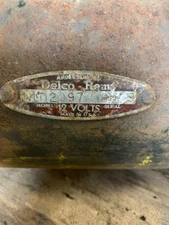 Delco Remy generator part #1102097. Dated H-9-0. 