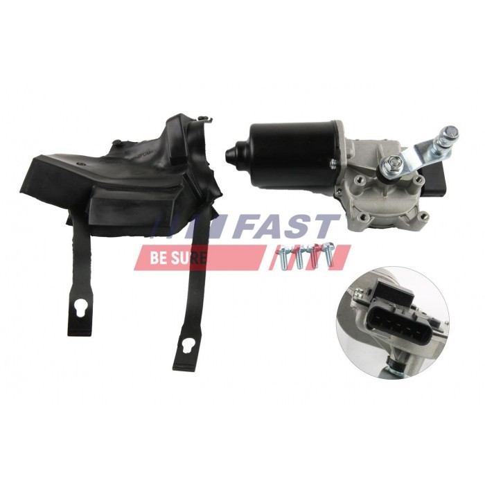 Moteur d'essuie-glace avant pour utilitaires Fiat Ducato et Peugeot Boxer