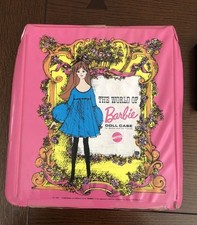 Vintage Barbie Doll Case 1968 1002 Pink The World of Barbie by Mattel
