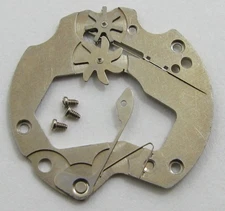 vintage FHF 909 watch movement part calendar guard / plate #2550