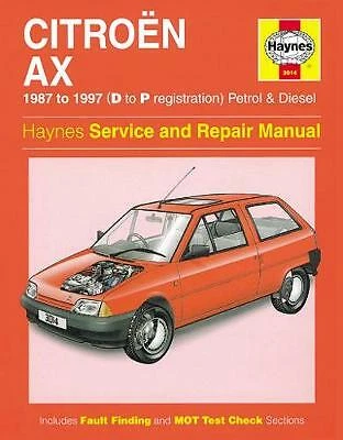 Citroën AX Paper Car Service & Repair Manuals