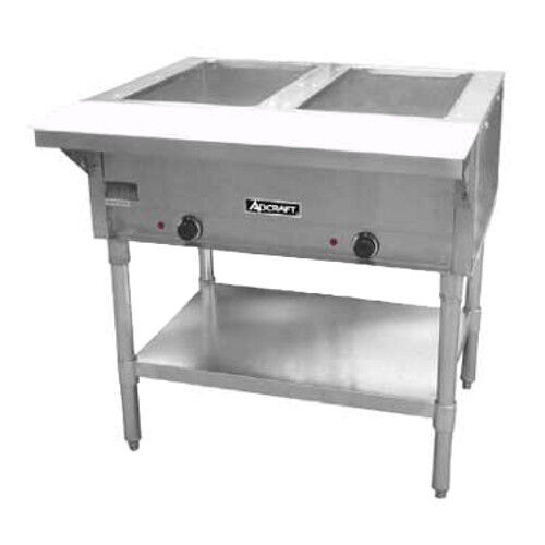 Adcraft ST-120/2 2-Well Steam Table With polycarbonate Cutting Board - Picture 1 of 1