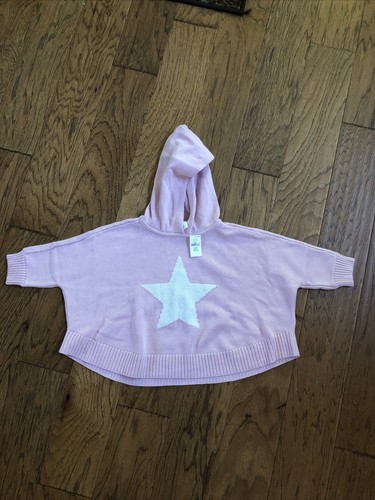 New Nwt Gap Toddler Girls Pink Dolman Sweater Size 4 - Picture 2 of 2