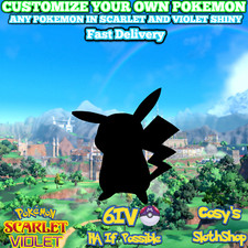 Pokemon Scarlet Violet ANY Shiny Pokemon 6IV Battle Ready