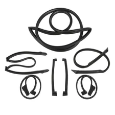 New Weather Strip Seal Full Weatherstrip Kit Fit For 84-89 Corvette C4 Coupe 