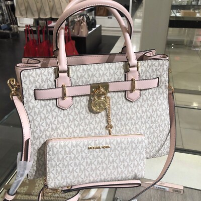 MICHAEL MEDIUM SATCHEL SHOULDER BAG HANDBAG MESSENGER CROSSBODY + 