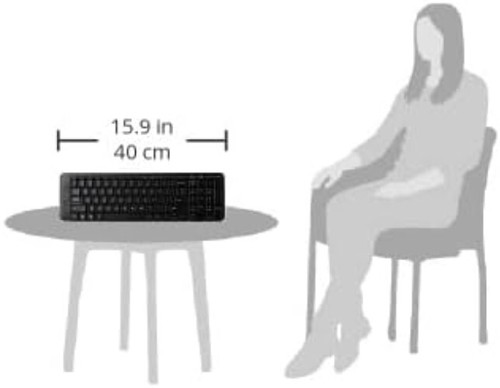 MK220 Wireless Combo - Compact Bluetooth Keyboard & Mouse for Smooth Typing - Picture 5 of 11
