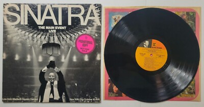 Frank Sinatra  The Main Event Live Reprise FS2207 Vinyl LP 1974 Promotional VG+