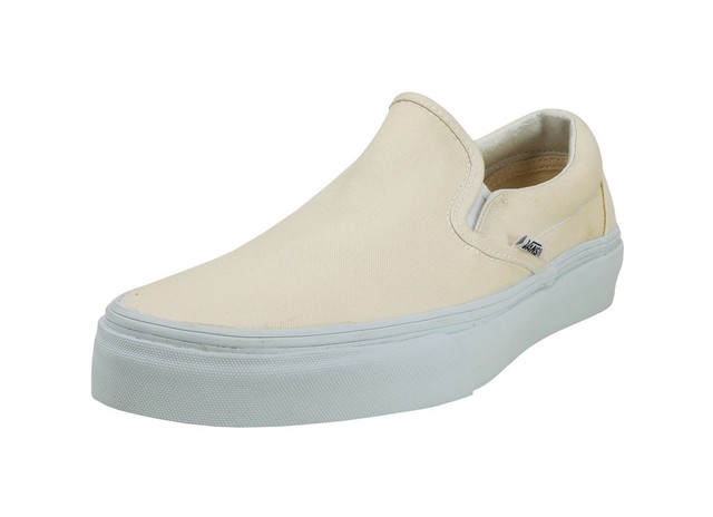 vans classic slip on off white