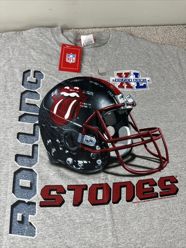 Camiseta NFL Super Bowl XL 40 Rolling Stones Talla GRANDE NUEVA CON ETIQUETAS - Imagen 2 de 6