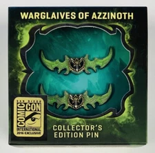 Blizzard Warglaives of Azzinoth 2016 SDCC LE 1500 Collector's Edition Pin Set