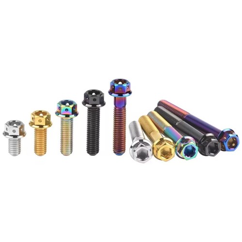 Titanium Bolts M6 Hex Head Flange Screw 10mm 15mm 20mm 25 30 35 40 45 50 55 60mm - Picture 4 of 15