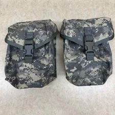 Lot of 2 US Military MOLLE II 200 Round ACU Camo Utility Saw Gunners Pouch NEW