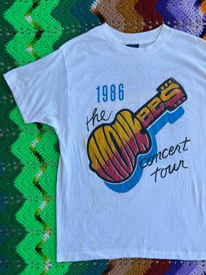 The Monkees 1986 コンサートツアーTシャツ 80s Monkees 20th Anniversary Celebration Tour 1986 Concert T