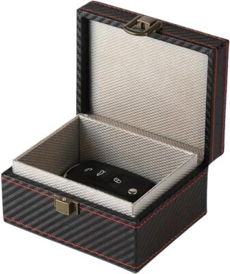 KAV Faraday Box Anti-Diebstahl RFID Signal Blocker Schlüsselanhänger Schutz (17x12,3x9,5)CM