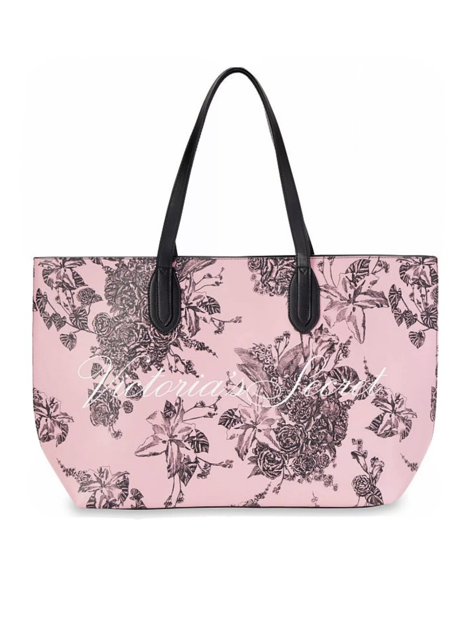 Victoria's Secret Limited Edition Pink Floral Travel Tote Bag New