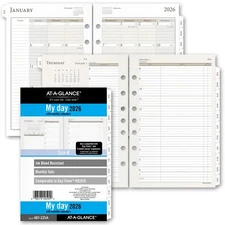 2026 At-A-Glance 481-225A Daily Monthly Planner Refill, Size 4, 5-1/2 x 8-1/2"