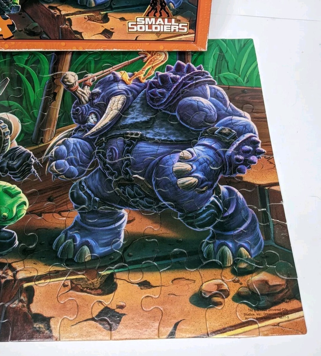 Vintage Small Soldiers 60 Piece Puzzle 1998 Milton Bradley