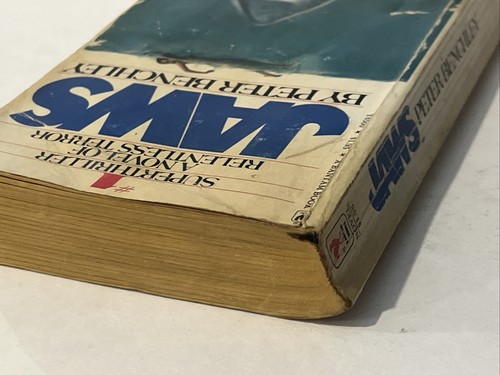 Jaws movie by Peter Benchley (PB Bantam 1974) 9th printing - FAIR - see desc. - Picture 6 of 24