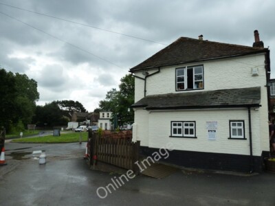 Photo 6x4 Looking out from the car park at The Spread Eagle Burgates  c2011