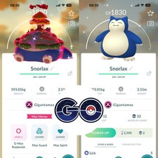 Pok mon Go - Shiny Gigantamax Snolax - TRADE 20k Stardust or Mini PTC