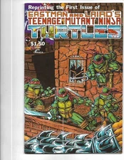 Eastman and Laird's Teenage Mutant Ninja Turtles REPRINTS #1,  1984, NM, 9.4,