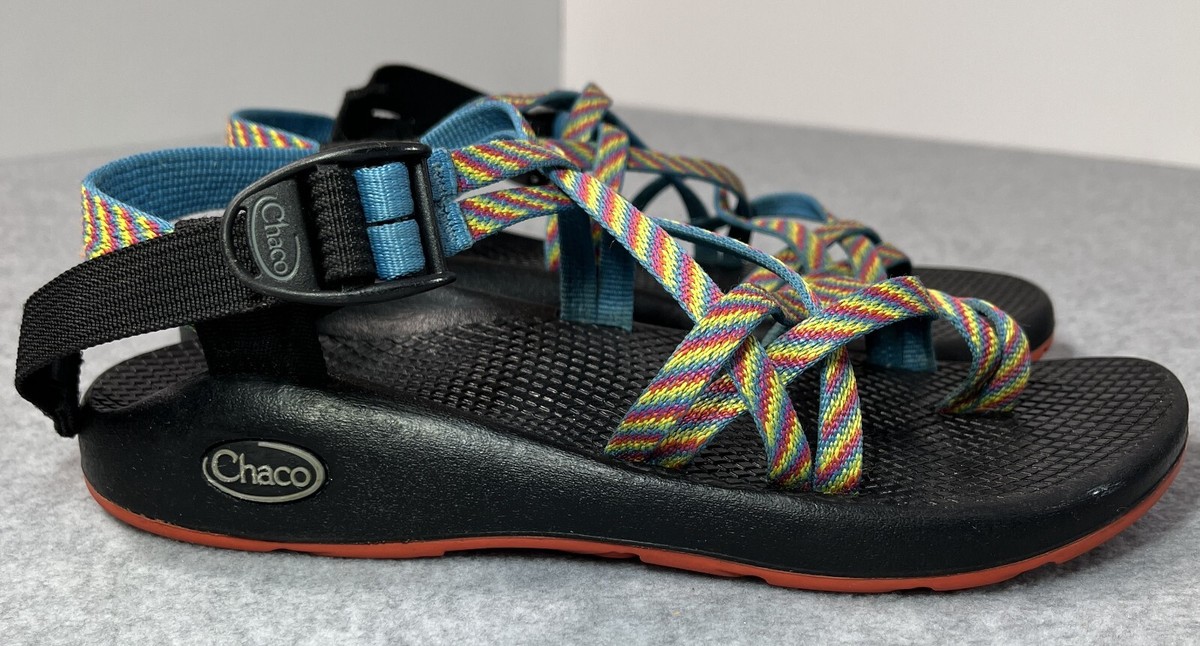 Chaco ZX2 Multi-color Fabric Slip-on Womens US 7 Trail Hiking