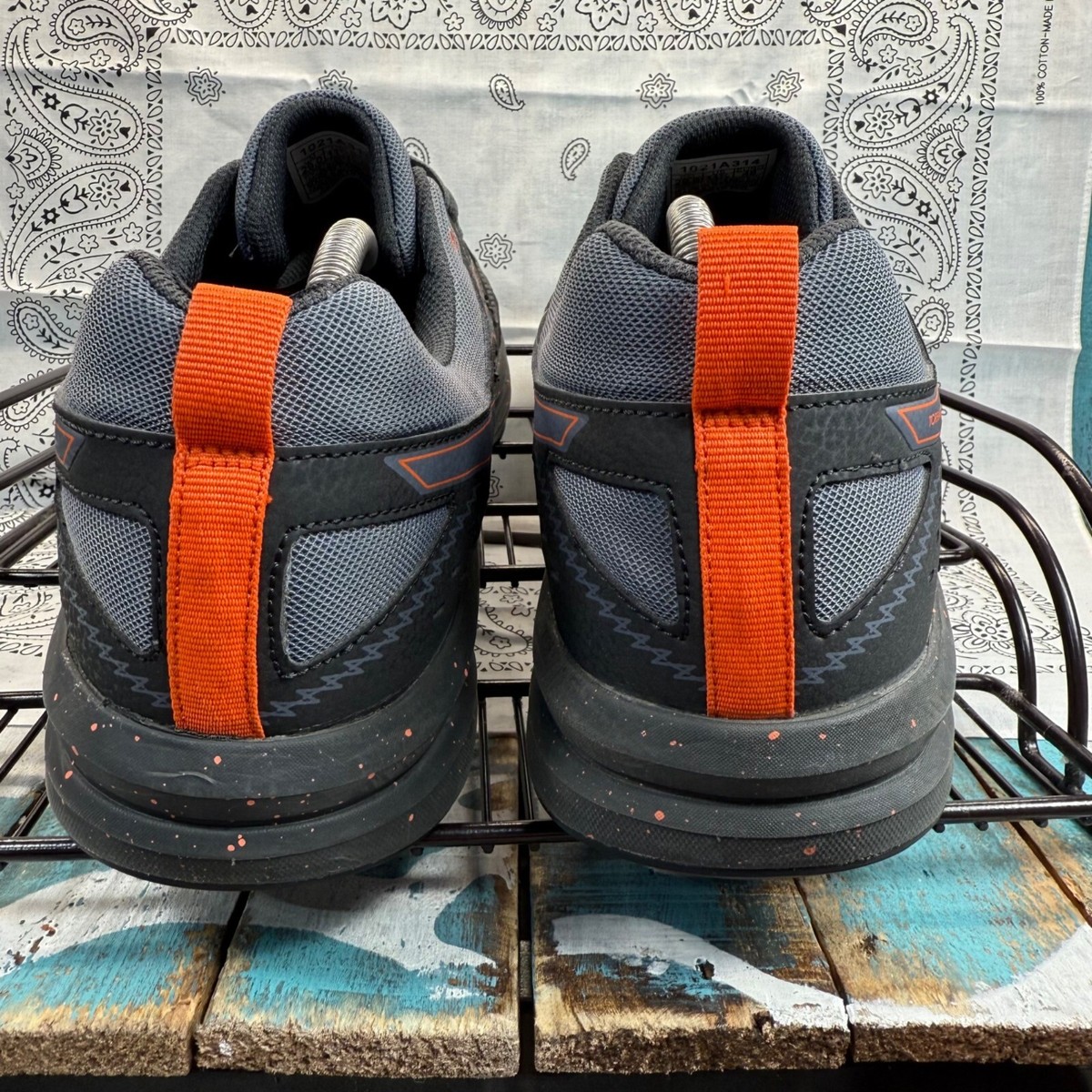 ASICS MENS GEL TORRANCE TRAIL GRAPHITE GRAY RUNNING SHORES SIZE 9 WIDE LIKE NEW ASICS GEL-Venture 9 Men main image 4